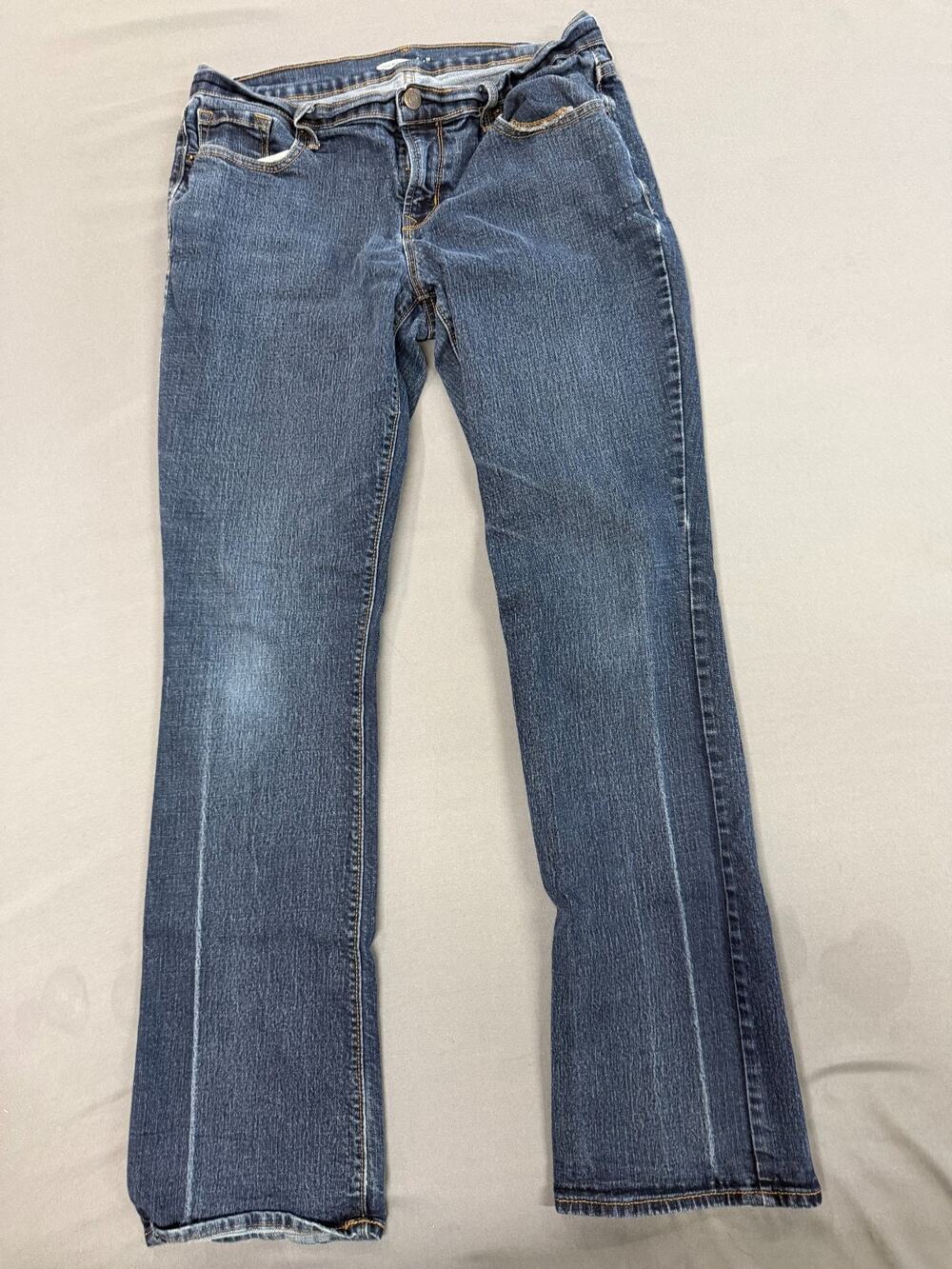 Old Navy Bootcut Denim Jeans Medium Wash Blue Stretch Women's Size 10 Short
